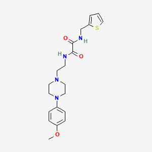 molecular formula C20H26N4O3S B2580014 N1-(2-(4-(4-methoxyphenyl)piperazin-1-yl)ethyl)-N2-(thiophen-2-ylmethyl)oxalamide CAS No. 1049569-67-6