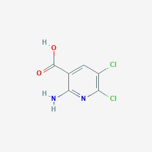 molecular formula C6H4Cl2N2O2 B2580059 2-Amino-5,6-dichloropyridine-3-carboxylic acid CAS No. 1368314-01-5