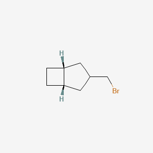 molecular formula C8H13Br B2580078 (1S,5R)-3-(Bromomethyl)bicyclo[3.2.0]heptane CAS No. 2411179-73-0