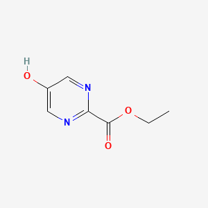 molecular formula C7H8N2O3 B2580125 5-羟基嘧啶-2-羧酸乙酯 CAS No. 1240622-58-5