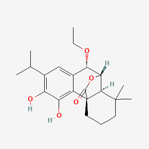 molecular formula C22H30O5 B2580148 7-Ethoxyrosmanol CAS No. 111200-01-2