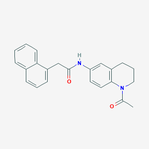 N-(1-acetyl-3,4-dihydro-2H-quinolin-6-yl)-2-naphthalen-1-ylacetamide