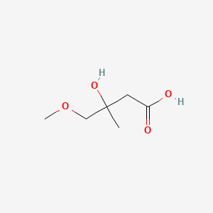 molecular formula C6H12O4 B2580189 3-Hydroxy-4-methoxy-3-methylbutanoic acid CAS No. 854851-93-7