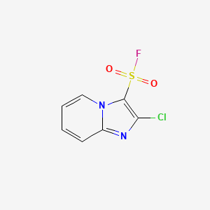 molecular formula C7H4ClFN2O2S B2580200 2-Chloroimidazo[1,2-a]pyridine-3-sulfonyl fluoride CAS No. 1934410-06-6