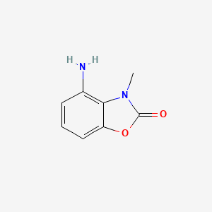 molecular formula C8H8N2O2 B2580240 4-Amino-3-methyl-3H-benzooxazol-2-one CAS No. 99584-80-2