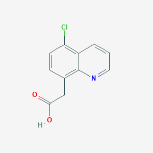 molecular formula C11H8ClNO2 B2580262 2-(5-Chloroquinolin-8-yl)acetic acid CAS No. 1564787-54-7
