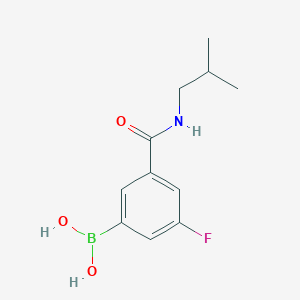 molecular formula C11H15BFNO3 B2580305 3-Fluoro-5-(isobutylcarbamoyl)benzeneboronic acid CAS No. 2096338-93-9