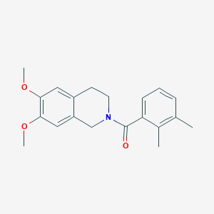 (6,7-dimethoxy-3,4-dihydroisoquinolin-2(1H)-yl)(2,3-dimethylphenyl)methanone