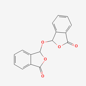 molecular formula C16H10O5 B2580417 3,3'-Oxybis(isobenzofuran-1(3H)-one) CAS No. 65543-72-8