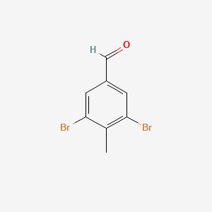 molecular formula C8H6Br2O B2580600 3,5-Dibromo-4-methylbenzaldehyde CAS No. 248607-57-0