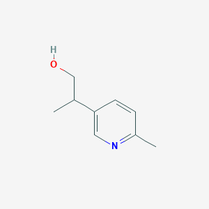 molecular formula C9H13NO B2580609 2-(6-Methylpyridin-3-yl)propan-1-ol CAS No. 2248386-28-7