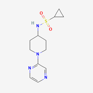N-(1-Pyrazin-2-ylpiperidin-4-yl)cyclopropanesulfonamide