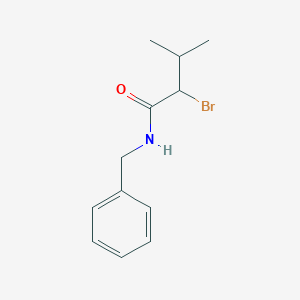 molecular formula C12H16BrNO B2580676 N-苄基-2-溴-3-甲基丁酰胺 CAS No. 923216-24-4