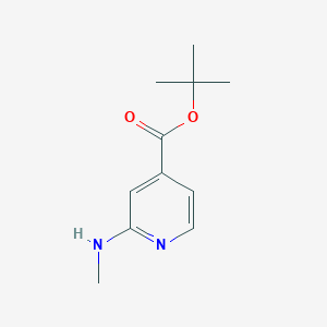 molecular formula C11H16N2O2 B2580713 Tert-butyl 2-(methylamino)pyridine-4-carboxylate CAS No. 2248395-05-1