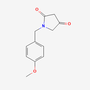molecular formula C12H13NO3 B2580728 1-(4-Methoxybenzyl)pyrrolidine-2,4-dione CAS No. 634902-32-2