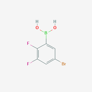 molecular formula C6H4BBrF2O2 B2580735 5-Bromo-2,3-difluorophenylboronic acid CAS No. 2096339-65-8