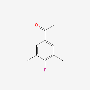 molecular formula C10H11FO B2580743 4'-Fluoro-3',5'-dimethylacetophenone CAS No. 42444-20-2