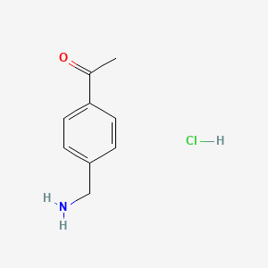 1-(4-(Aminomethyl)phenyl)ethanone hydrochloride