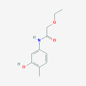 molecular formula C11H15NO3 B258079 2-ethoxy-N-(3-hydroxy-4-methylphenyl)acetamide 