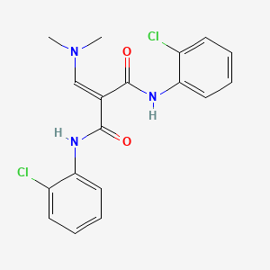 N~1~,N~3~-bis(2-chlorophenyl)-2-[(dimethylamino)methylene]malonamide