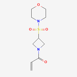 1-(3-Morpholin-4-ylsulfonylazetidin-1-yl)prop-2-en-1-one