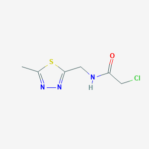 2-Chloro-N-[(5-methyl-1,3,4-thiadiazol-2-yl)methyl]acetamide