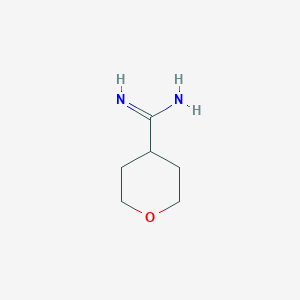 molecular formula C6H12N2O B2580926 Oxane-4-carboximidamide CAS No. 426828-34-4; 780031-45-0