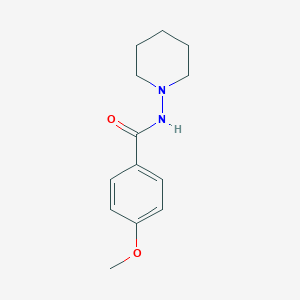 molecular formula C13H18N2O2 B258093 4-methoxy-N-(piperidin-1-yl)benzamide 
