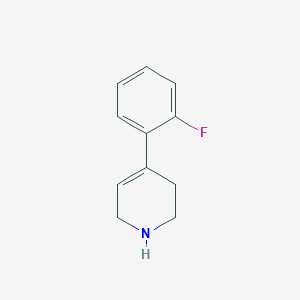 molecular formula C11H12FN B2580956 4-(2-Fluorophenyl)-1,2,3,6-tetrahydropyridine CAS No. 143682-23-9