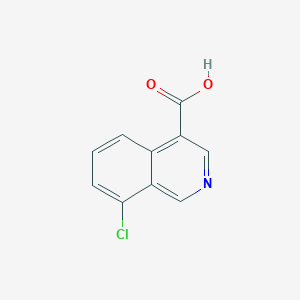molecular formula C10H6ClNO2 B2580970 8-Chloroisoquinoline-4-carboxylic acid CAS No. 1824065-62-4