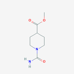 molecular formula C8H14N2O3 B2580997 Methyl 1-carbamoylpiperidine-4-carboxylate CAS No. 847759-01-7
