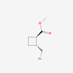 Methyl (1R,2R)-2-(bromomethyl)cyclobutane-1-carboxylate