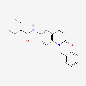 N-(1-benzyl-2-oxo-1,2,3,4-tetrahydroquinolin-6-yl)-2-ethylbutanamide