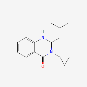 3-cyclopropyl-2-isobutyl-2,3-dihydroquinazolin-4(1H)-one