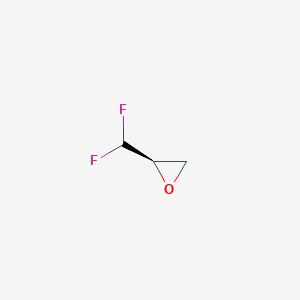 molecular formula C3H4F2O B2581076 (2R)-2-(Difluoromethyl)oxirane CAS No. 1980793-48-3