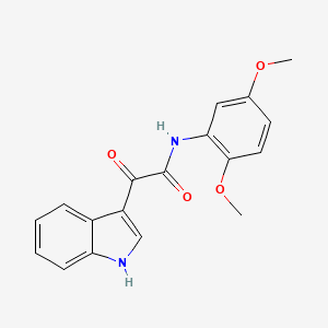 N-(2,5-dimethoxyphenyl)-2-(1H-indol-3-yl)-2-oxoacetamide