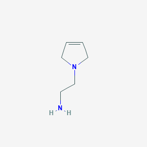 molecular formula C6H12N2 B2581100 2-(2,5-dihydro-1H-pyrrol-1-yl)ethan-1-amine CAS No. 34971-86-3