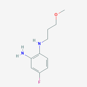 molecular formula C10H15FN2O B2581105 4-Fluoro-N1-(3-methoxypropyl)benzene-1,2-diamine CAS No. 1094299-29-2