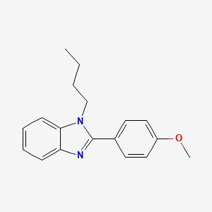 molecular formula C18H20N2O B2581107 1-butyl-2-(4-methoxyphenyl)-1H-benzimidazole CAS No. 378767-53-4