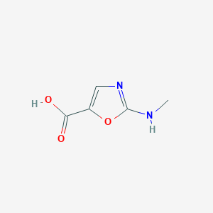 molecular formula C5H6N2O3 B2581136 2-(Methylamino)-1,3-oxazol-5-carbonsäure CAS No. 1892888-61-7