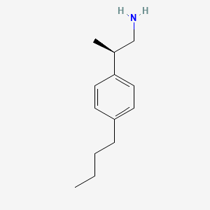(2R)-2-(4-Butylphenyl)propan-1-amine