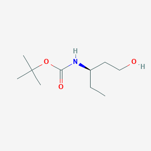 molecular formula C10H21NO3 B2581168 Tert-butyl N-[(3R)-1-hydroxypentan-3-yl]carbamate CAS No. 2290891-86-8