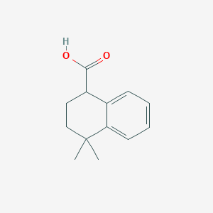 molecular formula C13H16O2 B2581175 4,4-Dimethyl-1,2,3,4-tetrahydronaphthalene-1-carboxylic acid CAS No. 78103-80-7