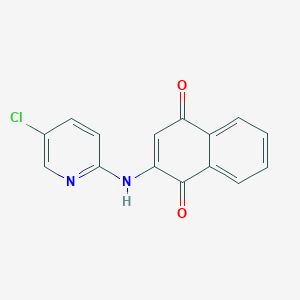 2-[(5-Chloro-2-pyridinyl)amino]naphthoquinone