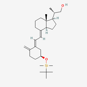 (S)-2-((1R,3aS,7aR,E)-4-((E)-2-((S)-5-((tert-butyldimethylsilyl)oxy)-2-methylenecyclohexylidene)ethylidene)-7a-methyloctahydro-1H-inden-1-yl)propan-1-ol