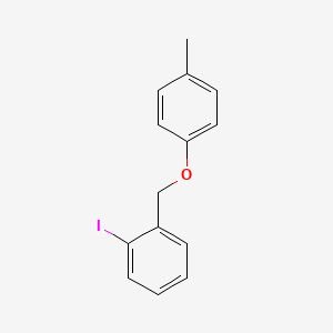 molecular formula C14H13IO B2581233 4-Methylphenyl(2-iodobenzyl) ether CAS No. 309254-26-0