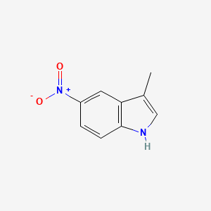 molecular formula C9H8N2O2 B2581234 3-Methyl-5-nitro-1H-indole CAS No. 61861-88-9
