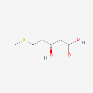 (3R)-3-Hydroxy-5-methylsulfanylpentanoic acid