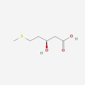 molecular formula C6H12O3S B2581301 (3R)-3-Hidroxi-5-metilsulfanilpentanoico ácido CAS No. 902778-59-0