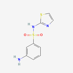 molecular formula C9H9N3O2S2 B2581335 3-氨基-N-(噻唑-2-基)苯磺酰胺 CAS No. 146374-23-4